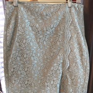 Banana Republic lace skirt